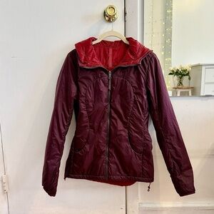 Lululemon Double sided Burgundy Sports Jacket
